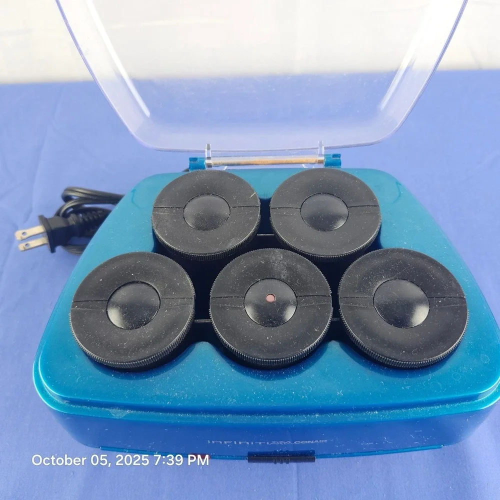 Infiniti Pro Conair Hot Rollers Curlers‎ No Clips Model HS44R Type H38MP Works